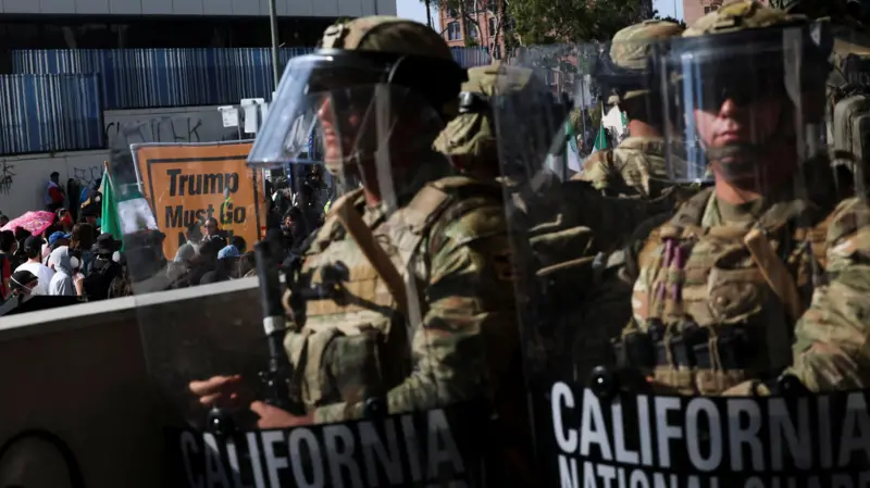 Efectivos de la Guardia Nacional