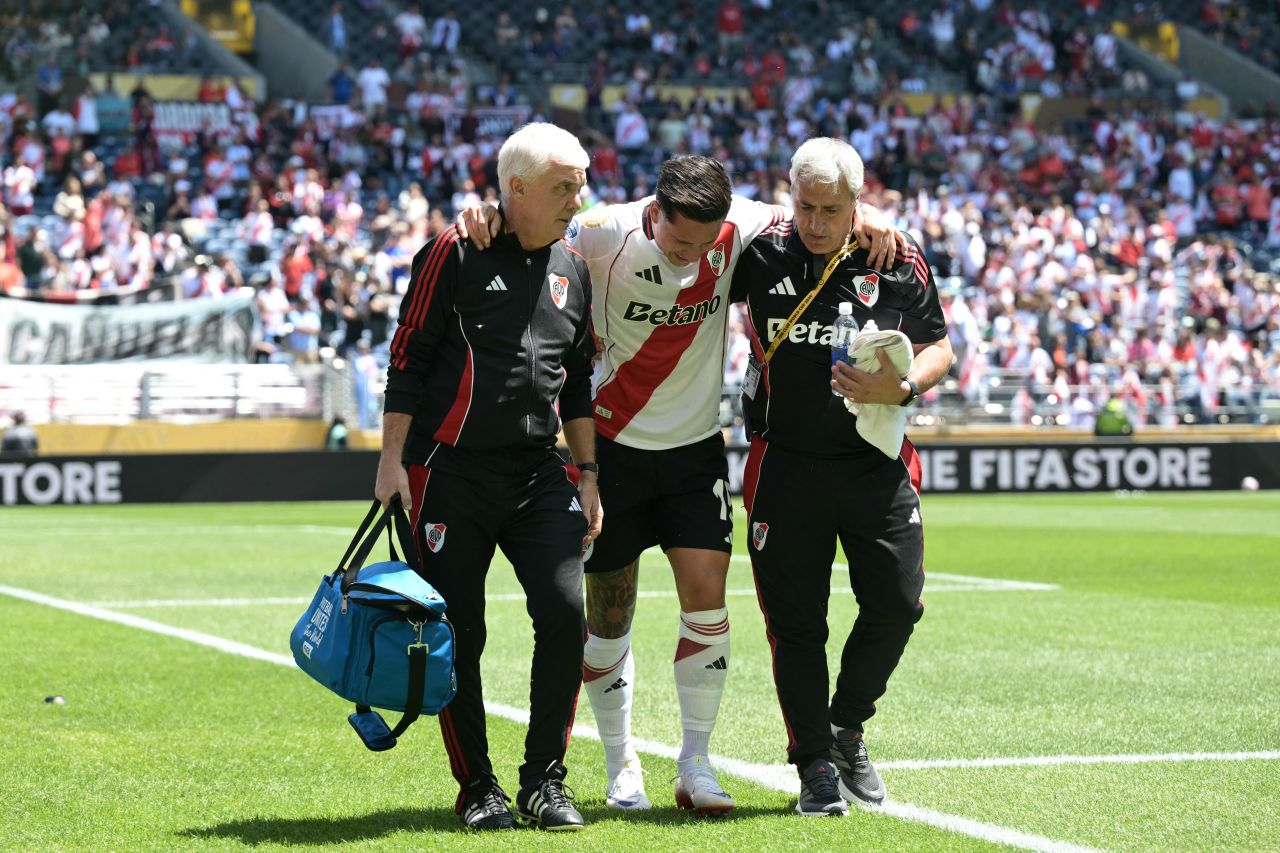 Driussi se retira lesionado junto a dos miembros del cuerpo técnico
