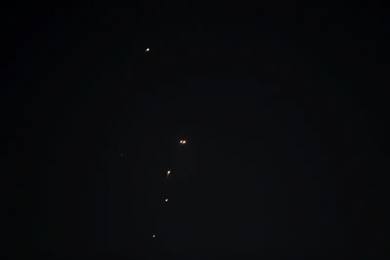 Luces en el cielo de Qatar