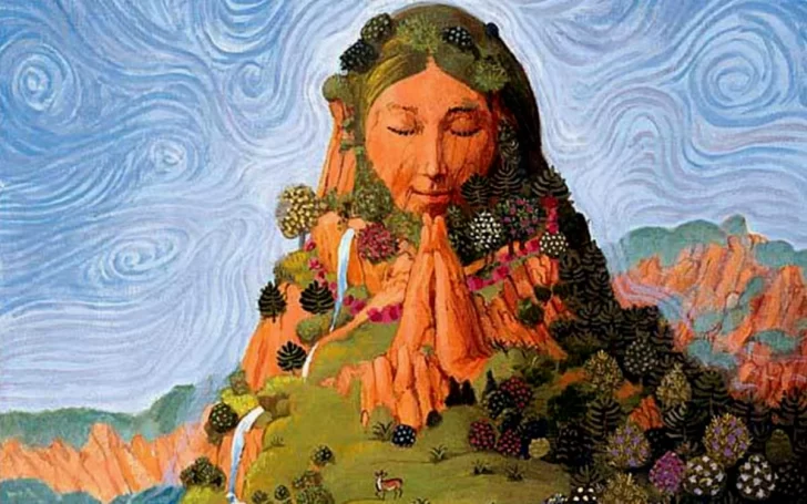 Pintura de la Pachamama