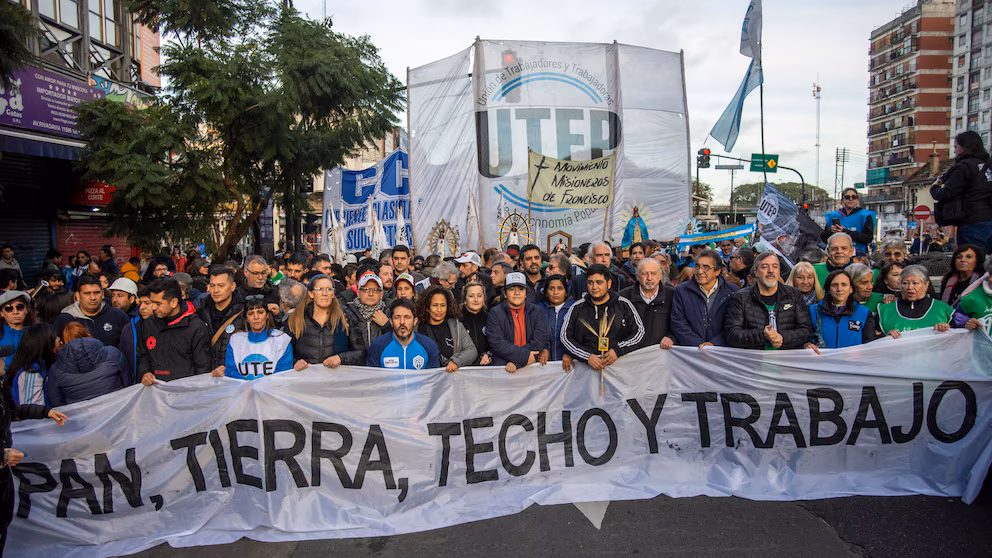 Marcha por paz, pan y trabajo