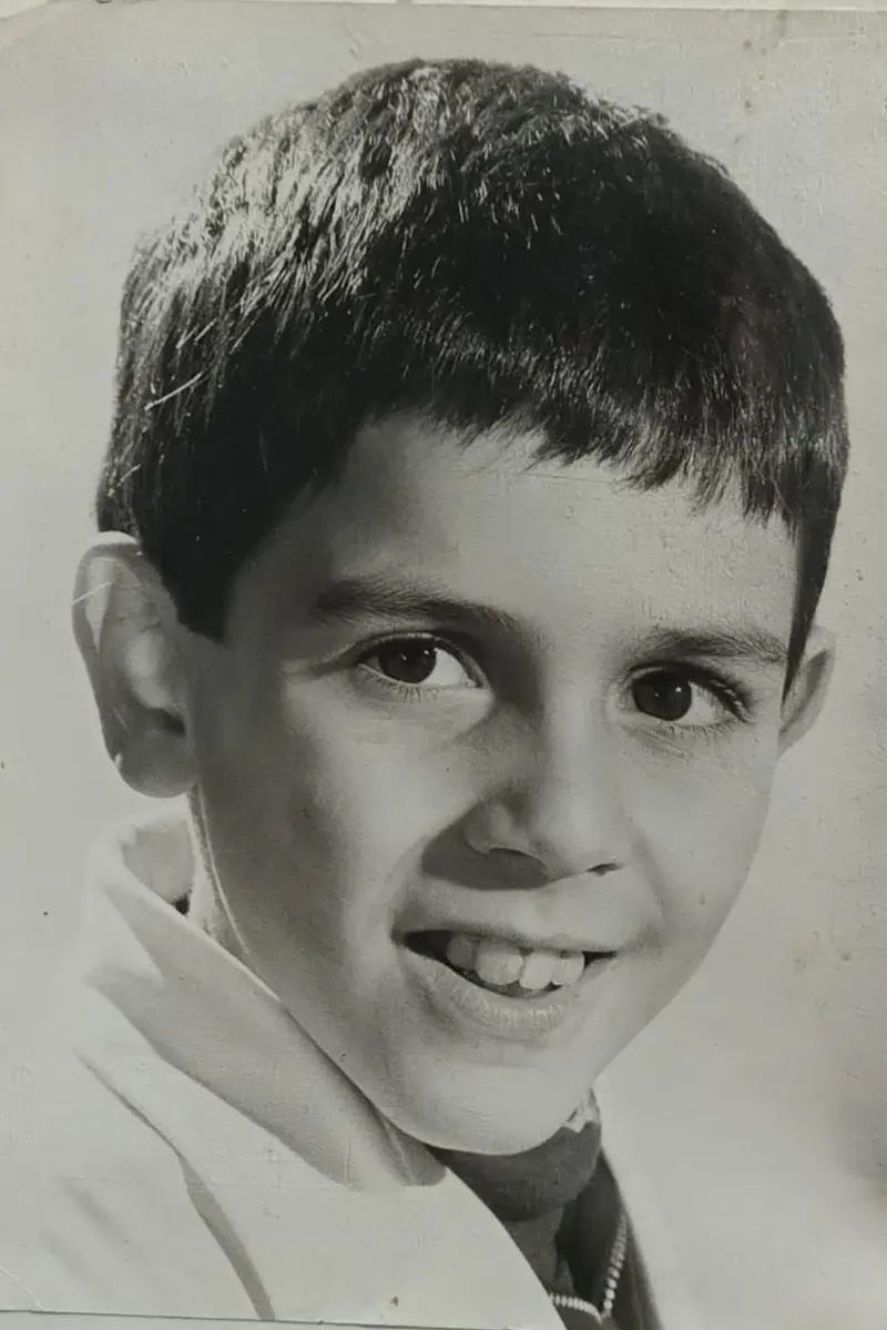 Foto de la infancia de Diego Fernández